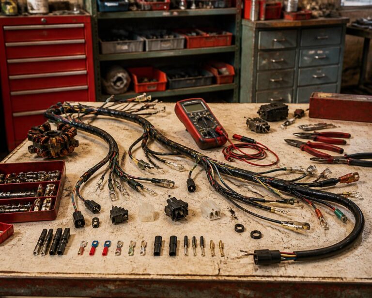 Faisceau électrique 6V : diagnostic, dépose et remplacement