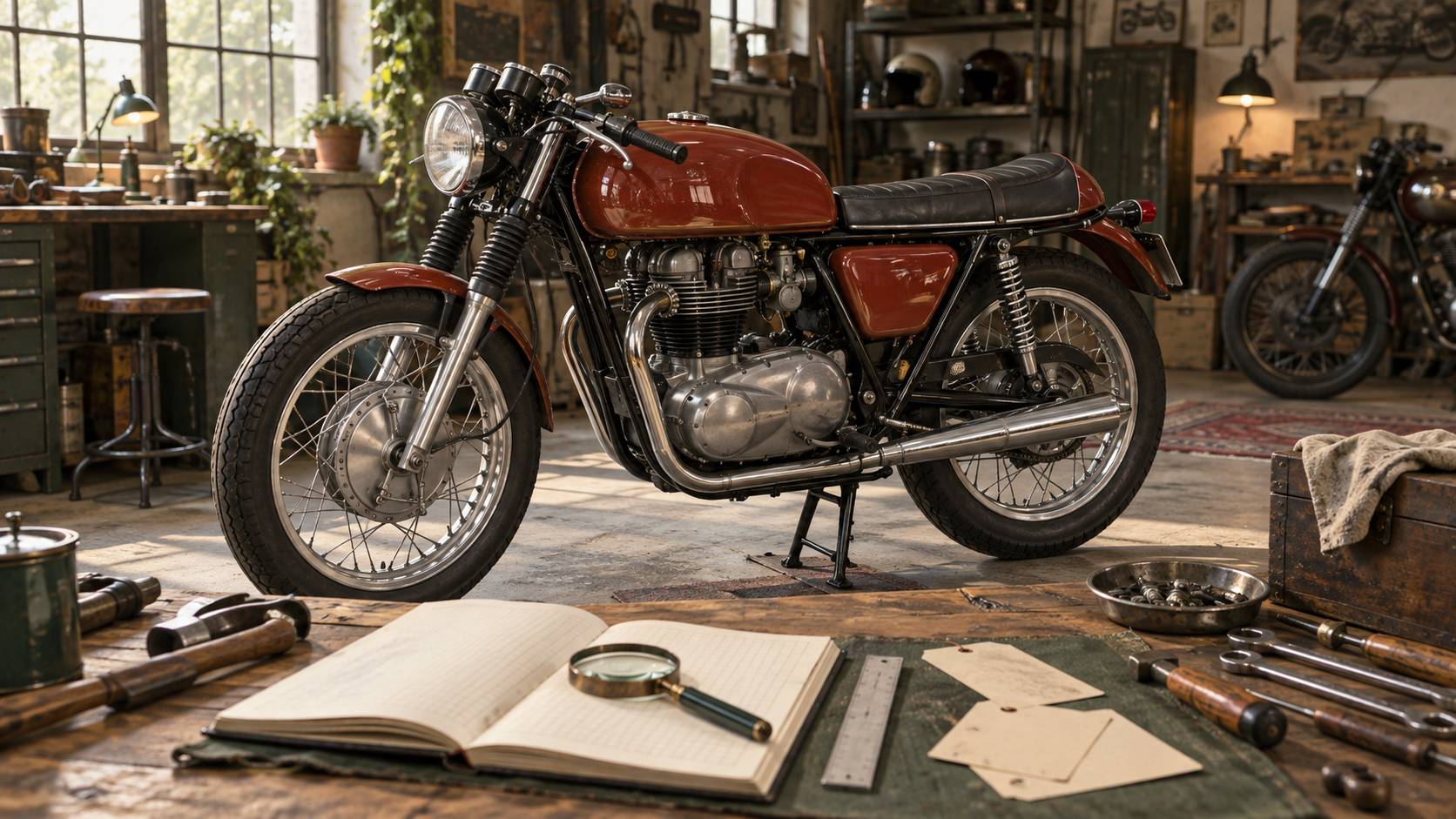 Illustration éditoriale du sujet : Norton Fastback : reconnaître une machine restée d'origine