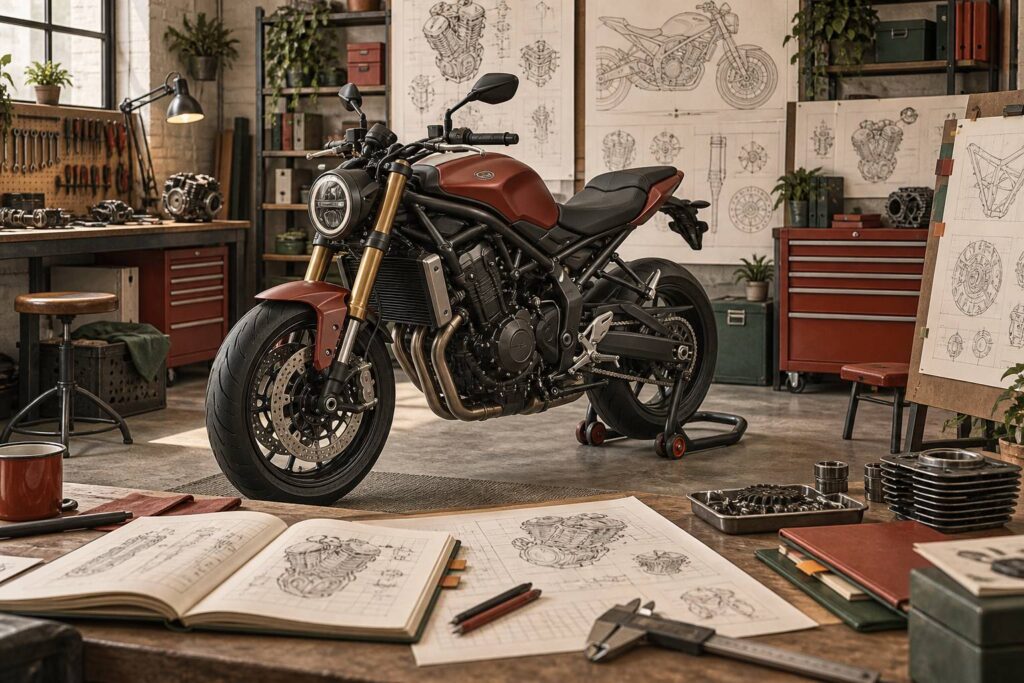 Illustration éditoriale du sujet : Yamaha MT-07 : moteur CP2, versions et fiche technique